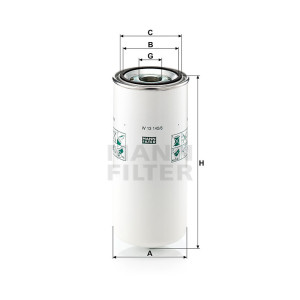 Фильтр масляный MANN-FILTER W 13 145/6